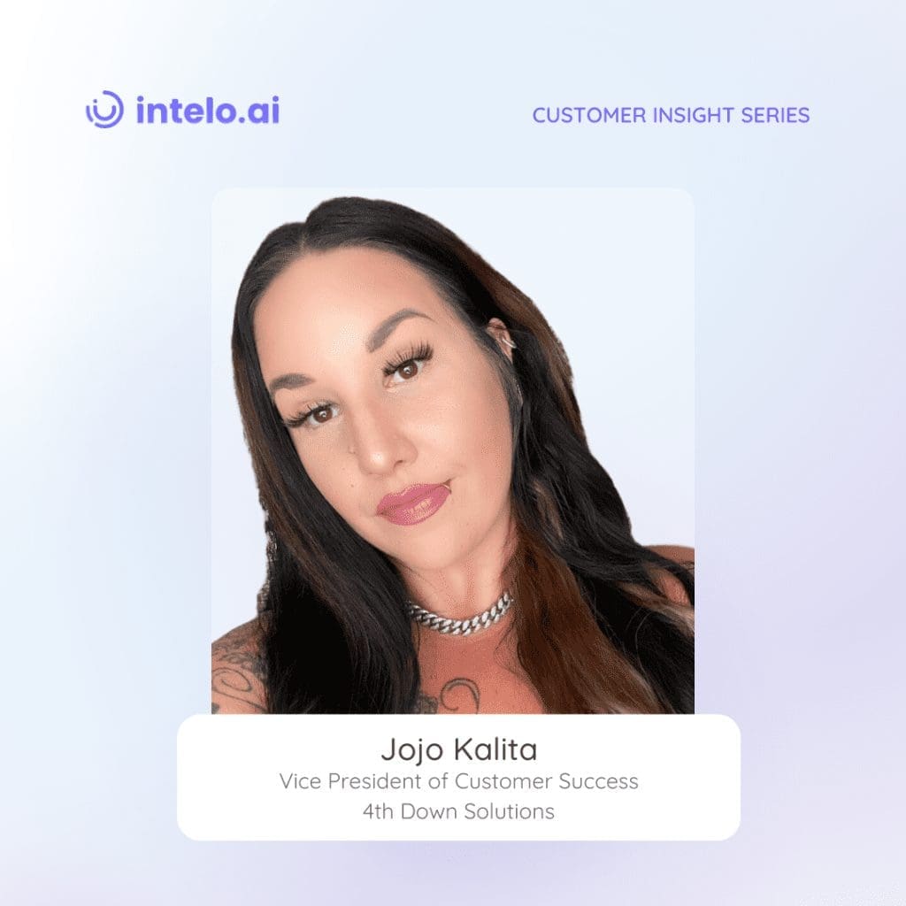 JoJo Kalita, Vice President of Customer Success at 4th Down Solutions, shares profound insights into leadership, emotional intelligence, client onboarding, and the art of leaving a lasting impression in the realm of customer success.