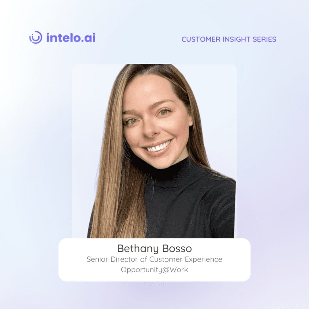Bethany Bosso, Senior Director of Customer Success at Opportunity@Work, provides valuable insights into the underrated skill of curiosity, the art of balanced onboarding, and the strategic leverage of cross-functional teams in mastering customer success.
