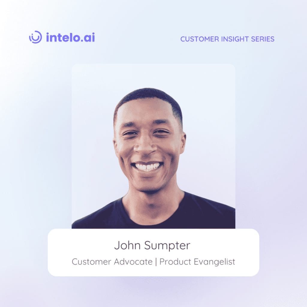 John Sumpter, Customer Success Leader, provides valuable insights into tailoring success plans, building genuine relationships, and the significance of proactive engagement with silent customers.