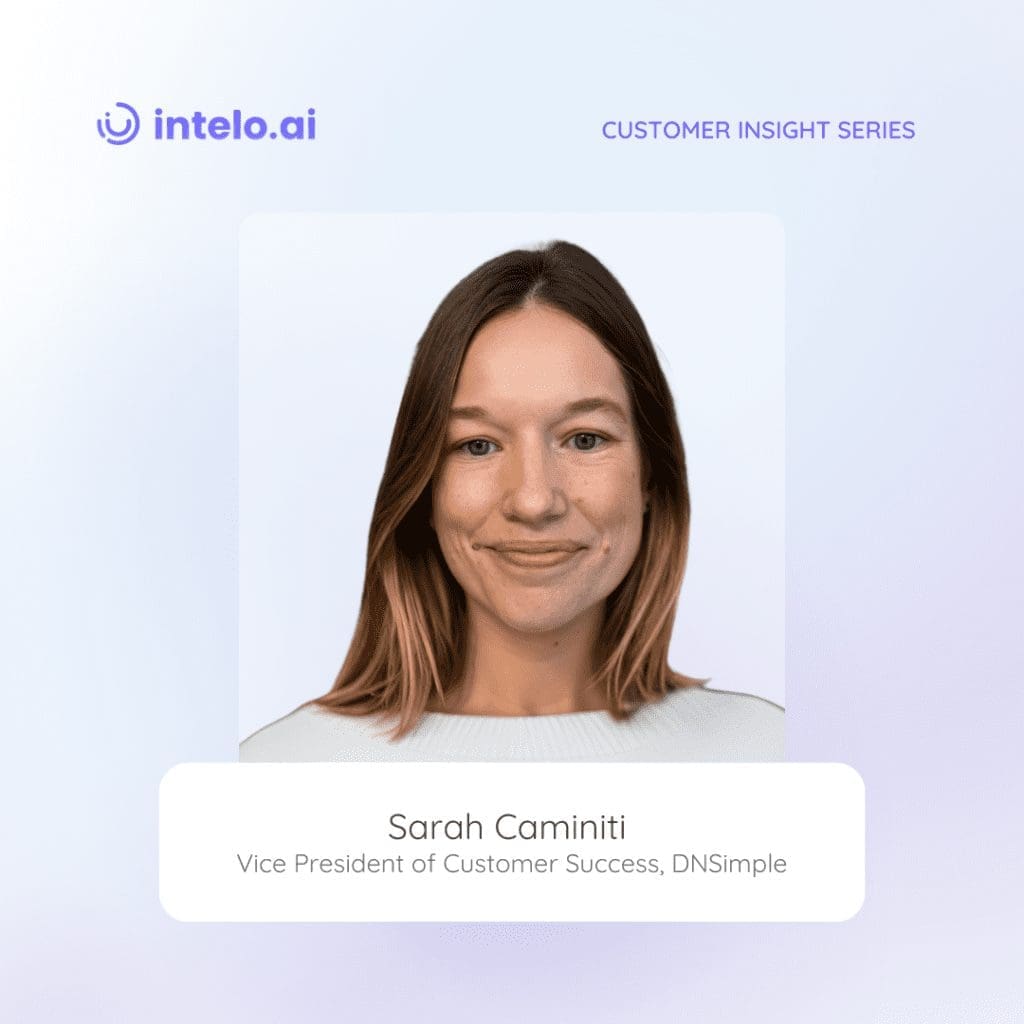 Sarah Caminiti - Vice President of Customer Success at DNSimple.